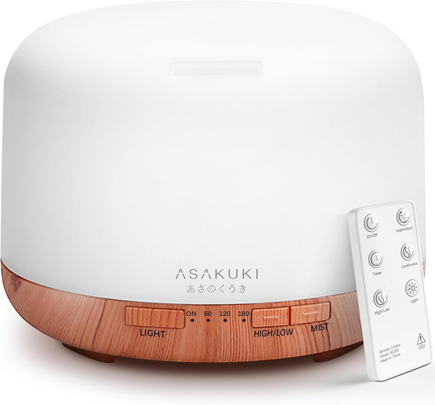 ASAKUKI 500ml essential oil diffuser
